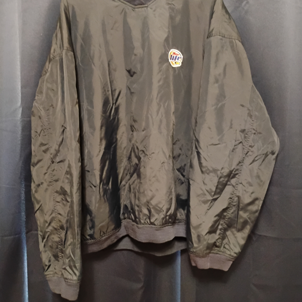 Men's Miller Lite Crewneck Windbreaker Size 2XL